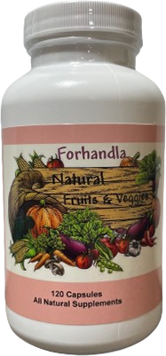 Forhandla Natural Fruits & Veggies Label